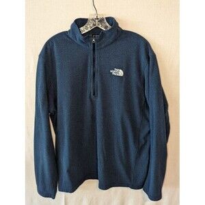 North Face Fleece Quarter Zip Pullover Sweater Men's Size Large